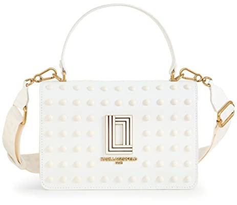 KARL LAGERFELD Damen Simone Crossbody Cross-Body, Winter-Weiß