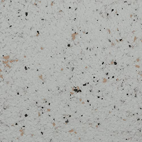 FLOXXAN Baumwollputz California 202 - Farbchips: weiß, braun, anthrazit- Farbe weiß - Putz Tapete Flüssigtapete