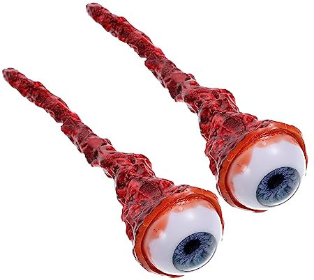 FELTECHELECTR 2St Halloween-Preise herausgerissener Spielzeug dekorative Augäpfel Halloween Requisiten Dekorationen Säule blutig schmücken
