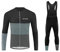 UGLY FROG 2024 Herren Radtrikot Set, Winter Warm Fleece Atmungsaktiv Quick-Dry Lange Ärmel Radsport-Shirt + Gel Gepolsterte Lange Hosen Farbe:Mehrfarbig Größe:XS-6XL