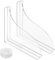 SUMTree 2 Stück Badewanne Spritzschutz, Verdickter Acryl Dusche Spritzschutz, Abnehmbarer und wiederverwendbarer Spritzschutz für Badewanne, 21 * 18,5 * 4 cm