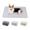 VEIYI Hundematte für Haustier, Wiederverwendbare Hygieneunterlagen, Saugfähige Wickelunterlage für Hunde Katzen, Waschbar Welpenunterlage PIPI Pads, Dunkelgrau, 100*70cm
