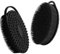Silicone Body Scrubber,Silicone Face Scrubber,Black 1 Pc,BodySilicone ShowerScrubber,Shower Loofah,Bathing Accessories