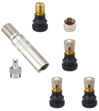 4 Stück Tubeless Ventil,E Scooter Ventilverlängerungs Adapter,Extenderventil,Tubeless Ventile,Roller ZubehöR,Tubeless-Ventil für Segway,Ninebot Max G30,g30d,Xiaomi M365,Pro,Pro2,1s,Trittbrett Vmax Vx2