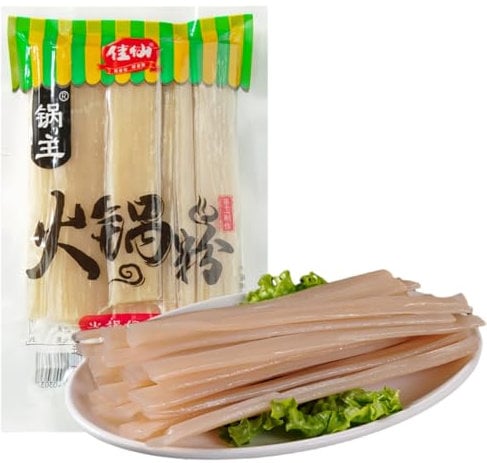 Authentic Sweet Potato Wide Noodles Essential for Hot Pot | Chewy and Durable | Malatang Hot and Sour Noodles 100g
