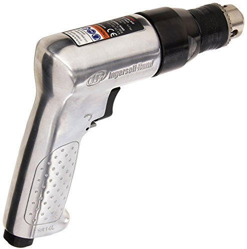 Ingersoll Rand Taladro Neumático 7802RA de 3/8” y 10mm – Con Portabrocas Estándar, Extra Potente, Compacto y Eficiente, con Empuñadora de Pistola para Trabajos Pesados