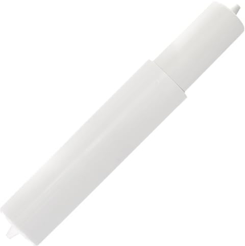 Schläfer 281815 - Standard Ersatzrolle für WC-Papierhalter, 98-128 mm Breite - Flexible Ausführung mit Feder für EIN leichtes Einspannen, Kunststoff Weiß/Einsatz für Toilettenpapierhalter