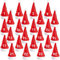 infactory Adventskalender Girlande: Origineller Adventskalender mit 24 Nikolaus-Mützchen (Nikolaus Basteln zum befüllen, Adventskalender Nikolausstiefel, Weihnachtsmann)