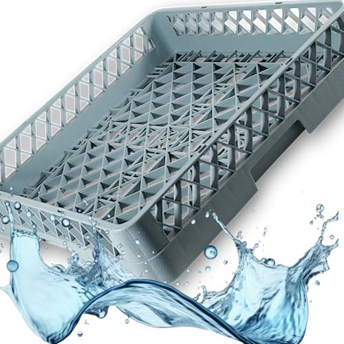 Universal PP Panier Panier pour couverts et les petites pièces Panier Lave Vaisselle Évier Gris 500 x 500 x 100 mm