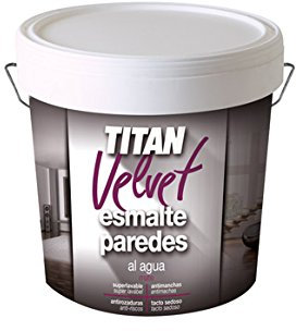 Titan M289527 - Esmalte paredes al agua 5l-blanco mate