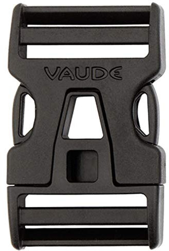 Vaude Unisex – Erwachsene Steckschnalle 38 mm Dual Adjust, schwarz