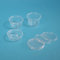 Pro DP 1000 Dressingbecher Soßenbecher Dip Ketchup Mayo Becher Buttercups Butterbecher klar transparent 80ml 80g rund mit Deckel im Kombipack