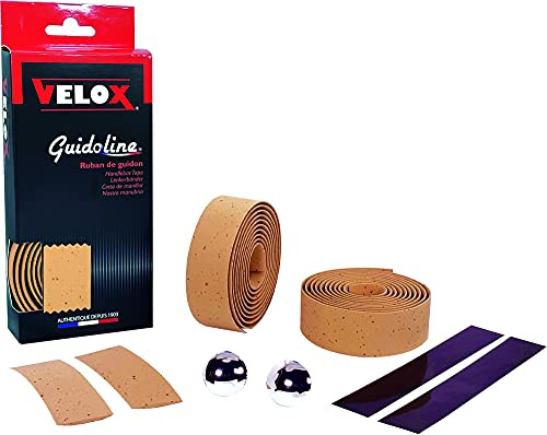 Velox Guidoline Maxi Cork Handlebar Tape, Brown