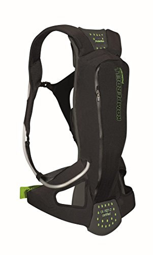 Komperdell Litepack Protektorenrucksack Mit Integriertem Rückenprotektor, schwarz, 174-179