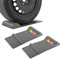 2 x Park Matte gris 52 x 25 cm Autoadhesivo Antideslizante Asistente de aparcamiento
