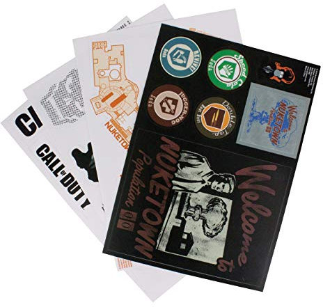 Paladone Gadget Decals Wiederverwendbare wasserdichte Aufkleber, Vinyl, mehrfarbig, 1 x 21 x 15 cm