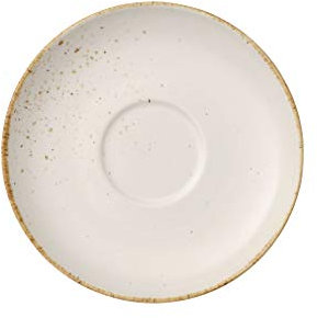 Villeroy and Boch Vivo Stoneware White - Large Coffee Cup Saucer