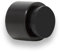 EVI Herrajes | Adhesive Wall Mounted Door Stop| Ø28x28 mm | Black Finish | 100% Functional | Mod. I-198/28-NG