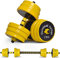 Fuxion 20.0 kg Verstellbares Gratis 2-in-1 Set, Rutschfestes Neopren, Zweck, Zuhause, Fitnessstudio, Büro | | Handgewichte, Langhantel 20.0 kg oder 10.0 kg Hantel-Paar, 20.0 kg insgesamt/22 Stück