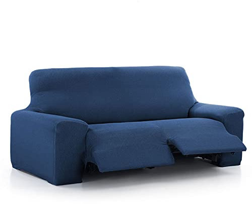 MAXIFUNDAS Housse de canapé Relax 3 Places 2 Pieds Vega Bleu