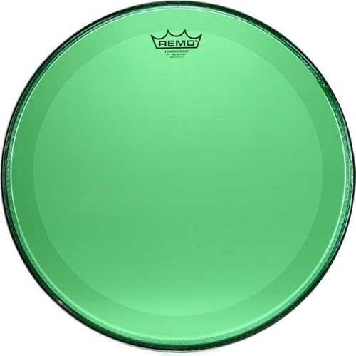 Remo Schlagzeugfell Colortone Powerstroke 3 Clear Grün – 16″ – P3-1316-CT-GN