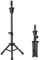 Mini Mannequin Head Stand, Adjustable Wig Stand Tripod, Mannequin Head Stand Holder for Hairdressing Training (Black)