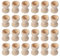 24 Stücke Holz Eierbecher zum Bemalen Ostereier Ständer Eierständer Eierhalter Eierablage Eierbehälter Eierkocher Eier Dampfgarer Halter für Kinder Basteln Eier Frühstück Becher Ostern Geschenke