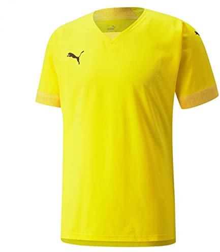 PUMA Herren Teamfinal-Trikot Fußballtrikot, Cyber Yellow-Freesie, 2XL