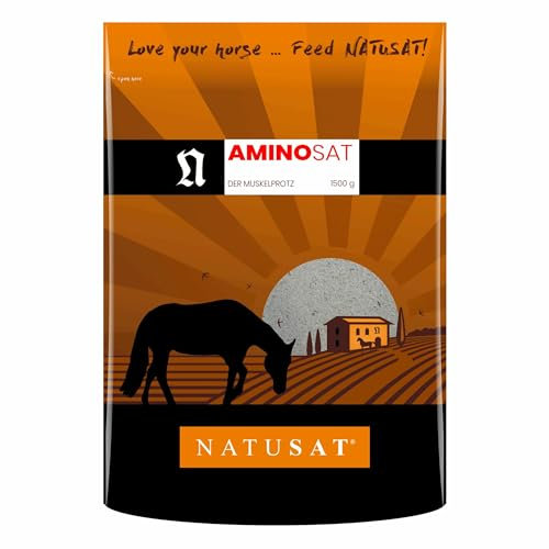 NATUSAT AminoSat - Aminosäure-Mischung für einen funktionierenden Stoffwechsel bei Pferden (1500 g)