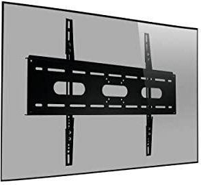 MonLines - TV-Wandhalterung für 42-100 Zoll Fernseher, Monitor, TV & Digitale Whiteboards schwarz - Universal Fernsehhalterung (abschließbar) - Wand-Halterung & Wandhalter flach für Touch Displays