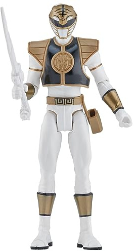 Power Rangers Mighty Morphin Action-Figur, 15,2 cm, VHS Exclusive – White Ranger