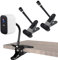 Leikurvo Flexible Halterung für Eufy Cam 2C/2C Pro/3/3C, 2 Stück Blink Kamera Halterung, Metall Klemmhalter für EufyCam 1/2 / EufyCam E, Universelle Masthalterung, Flexible Halterung Outdoor/Indoor
