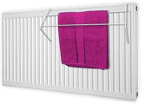 KHAPALWAK 2 Bar Heavy Duty Space Efficient Multi Functional Over Radiator Clothes Airer