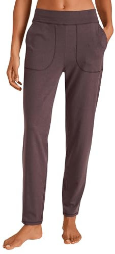 CALIDA Deepsleepwear Warming Hose Damen, mit Seitentaschen, mit breitem Bund, wärmender Merino-Tencel™ Mix