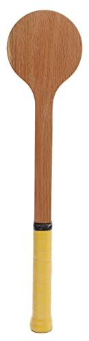 Srliya Tennis Pointer Mid Holzlöffel – Tennis Pointer Löffel Holz Sweet Pointer Trainer Schläger Swing Übungstrainingshilfe mit Aufbewahrungstasche für Sport (Kindermodell-55cm)