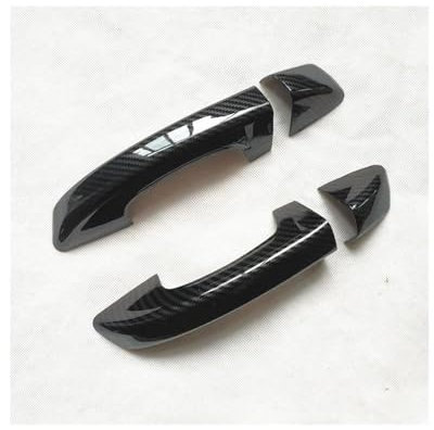 RIBONI Auto Türgriff Abdeckung Für Vw Für Scirocco 3 Mk3 Kunststoff Carbon Faser Türgriff Abdeckung Trim Geeignete Griffe Abdeckungen Auto Styling Zubehör