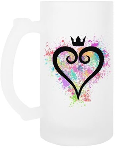 Pinitotee Gli Schizzi Di Kingdom Hearts Boccale Con Manico In Vetro Da Birra