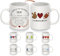 Tu es plus courageux Tasses imprimés double face Cadeaux d'inspiration rugby pour Anniversaire Cadeaux de Noël pour les fans de rugby Joueurs Cadeau d'équipe Famille Amis Mug d'inspiration (Rugby)