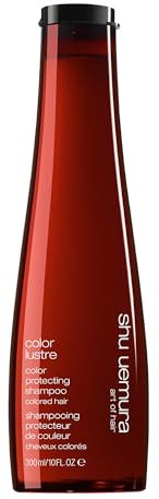 Shu Uemura, Color Lustre, Schützendes Shampoo, Für gefärbtes Haar, Mit Proteinen, Aminosäuren, Kohlenhydraten und Vitaminen, Für strahlenden Glanz und längere Farbbrillanz, 300 ml
