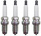 4 Stück 101905626 PZFR6R Zündkerzen kompatibel mit AUDI A1A3 kompatibel VW PASSAT kompatibel GOLF kompatibel POLO kompatibel Seat kompatibel ALTEA LEON IBIZA kompatibel SKODA kompatibel FABIA 1.4L Zün
