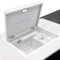 Grifo Oculto con Tapa Elevable De Acero Inoxidable Blanco con Barra Lavadora De Tazas
