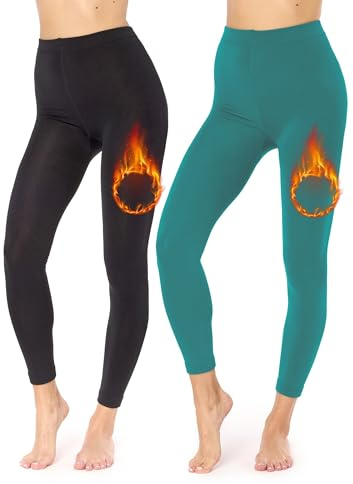 Merry Style Thermo Leggings Damen gefütterte Thermoleggings Thermohose Winter Damen Leggings warm Outdoor gefüttert MS-ATX-441