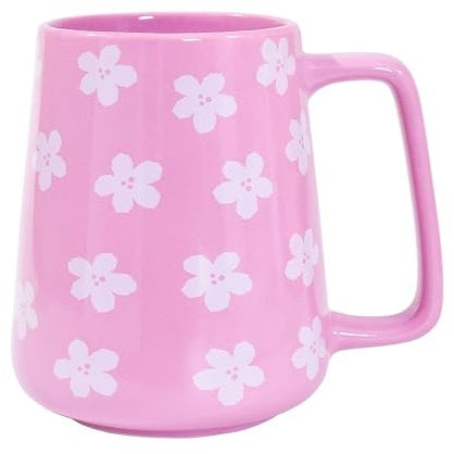 24 oz Large Ceramic Coffee Mug with Big Handle, Handmade Kiln Glazed Large Coffee Mug Tea Cup, Novelty Mug,Unique Uneven Surface for Office and Home,Microwave and Dishwasher Safe (Purple)