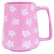 24 oz Large Ceramic Coffee Mug with Big Handle, Handmade Kiln Glazed Large Coffee Mug Tea Cup, Novelty Mug，Unique Uneven Surface for Office and Home，Microwave and Dishwasher Safe (Purple)