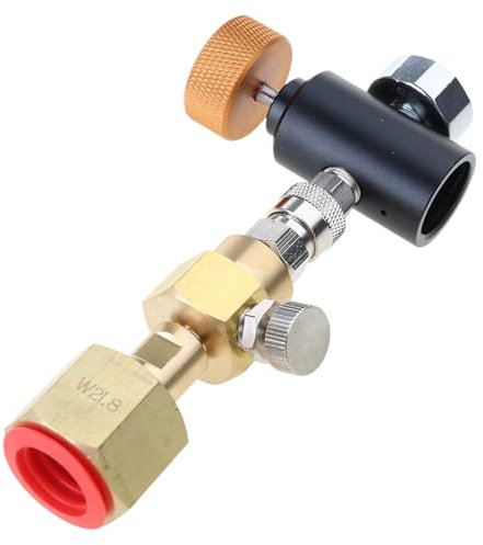 CO2 Refill Station Adapter TR21-3 Für Quooker Tanks Zu CGA320 W21.8-14 Große CO2-Tanks Schnelles Trennungsanschluss Aluminium
