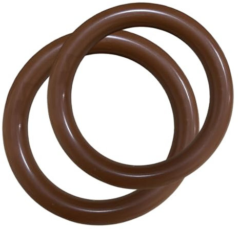 Fluorkautschuk O-Ring，Runddichtung， O-Ringe aus Fluorkautschuk, 2 mm Drahtdurchmesser, 39 mm Innendurchmesser, 43 mm Außendurchmesser, runder Dichtungsring, braun, 10 Stück(28mm x 32mm x 2mm)