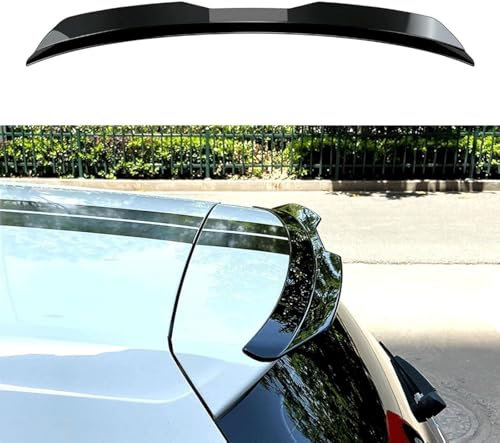 ZHJYFC66 Auto Heckspoiler für VW Polo IV (9N) Fun 2001 2002 2003 2004 2005, Kofferraumspoiler Flügel Lippe Bodykits Auto Styling Dekoration Zubehör Spoilerlippe,Gloss Black