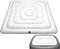 Couverture De Spa Gonflable, 135 Cm Couvre-Bain Gonflable avec Poignées, Isolation Thermique Pliable pour Spa, Résistant À La Pluie, À La Neige, Couvercle Isolé