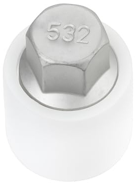 AS Axis Spindleon 1x M12x1.5mm Llave de Vaso para Tuercas Rueda Coche Herramienta de Extracción 532 Compatible con VW Compatible con Audi T10313-532