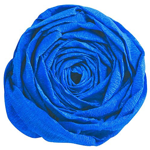 Clairefontaine 903013C Packung mit 10 Bögen Krepppapier, 2,5 x 0,5m, ideal für kreativen Hobbies, 1 Pack, dunkelblau